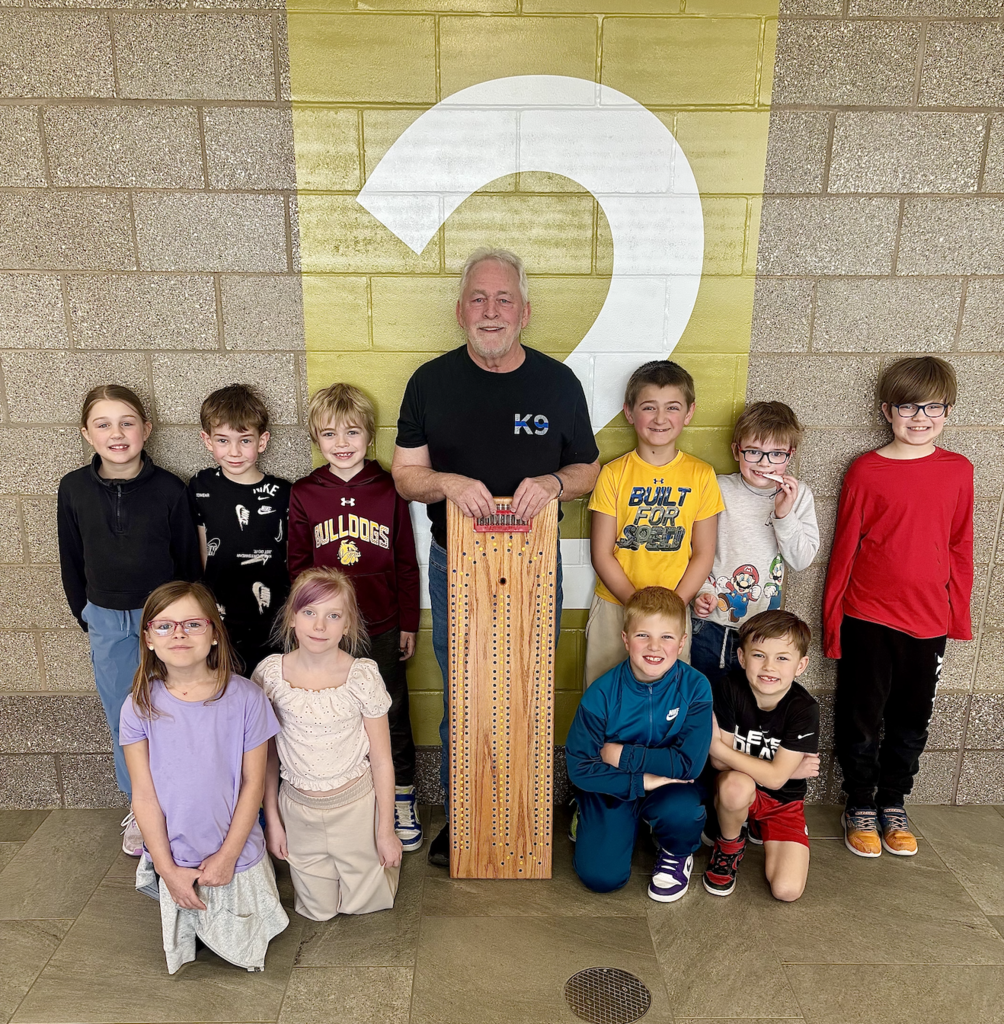 🃏➕ Math + Cards = FUN! Mrs. Paul’s dad, “Papa Mark,” has been spending time with our 2nd graders teaching them how to play cribbage—and they are loving it! He just wrapped up his first group and is already jumping into teaching a whole new group of students. Through cribbage, students are discovering that math can be fun in so many ways. Thank you, Papa Mark, for sharing your time, patience, and love of learning with our kids! 💜🖤 #PantherPride