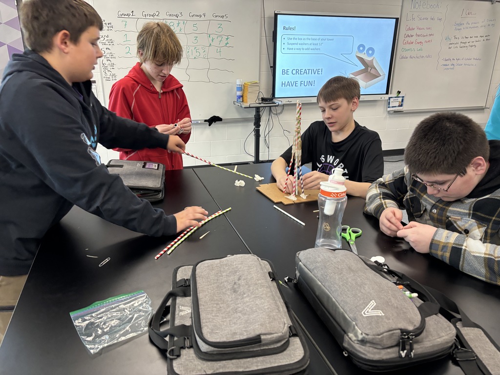 💜 Hands-on learning in action at EMS! 💜  Our 6th and 7th graders recently welcomed visitors from IBM Impact to explore the world of engineering. Students learned about different types of engineering and then put their skills to the test with a fun challenge—designing and building structures to see if they could withstand an “earthquake.” 🏗️🌎  It was awesome to see the creativity, teamwork, and problem-solving as students tested their designs. Some held strong, others… not so much—but that’s all part of the learning process!  Thank you to IBM Impact for spending the day with our students and inspiring future engineers! 🖤🤍