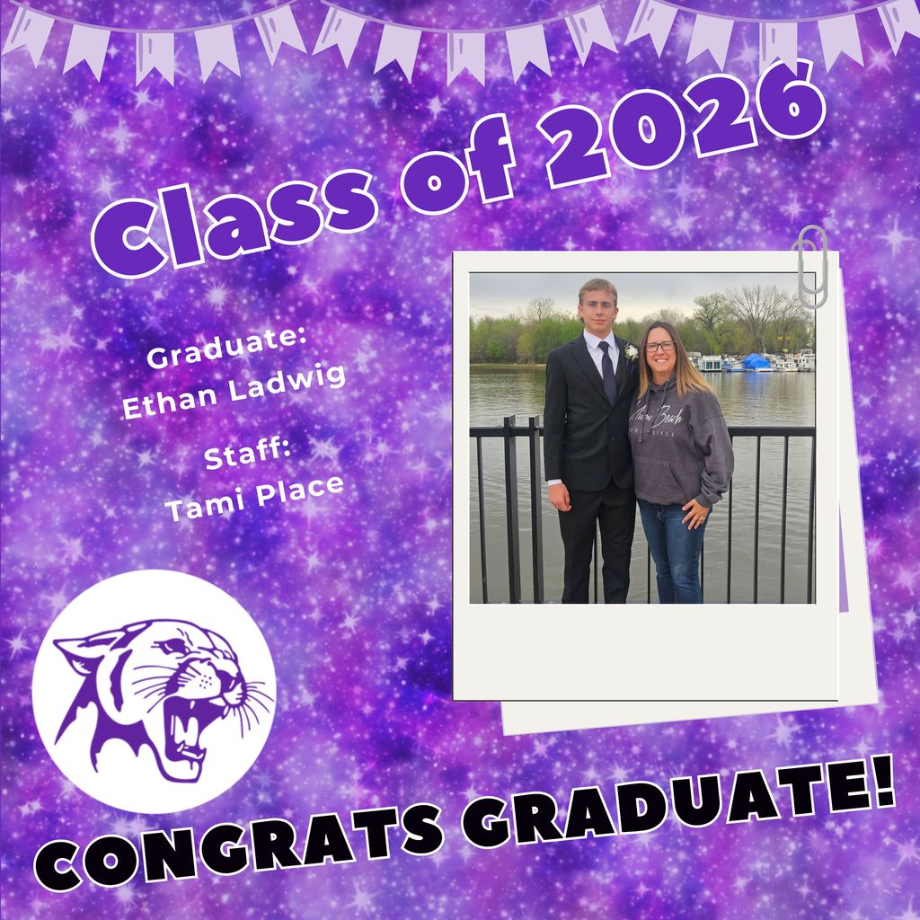 🐾 One minute they’re walking into kindergarten… the next they’re putting on a cap and gown. Congratulations to our ECSD staff families celebrating a senior this year! 💜