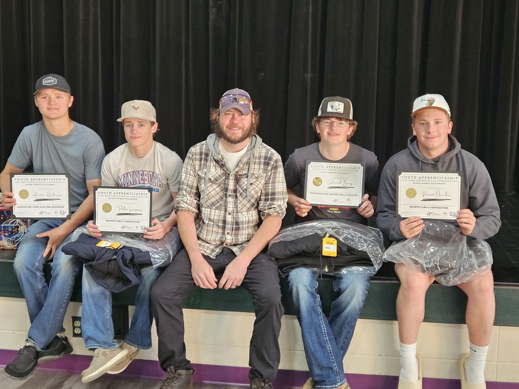 EHS had the joy of celebrating our Youth Apprenticeship (YA) students who successfully completed their YA programs! Students were recognized with their official Certificates of Completion from CESA 11, honoring their hard work, dedication, and the valuable real-world experience they gained through their apprenticeships. As they prepare for their next steps beyond high school, each student was also gifted an item of their choice to help support their future career pathway. 💼✨ A special thank you to our high school mentors who supported, guided, and encouraged these students throughout their journey. Your mentorship played an important role in their success, and we are so grateful for the impact you’ve made. We are incredibly proud of all of our YA completers, including those who were unable to attend the ceremony, and we can’t wait to see where their future career paths take them next. 💜 Congratulations to our EHS YA students! Once a Panther, always a Panther! 🐾