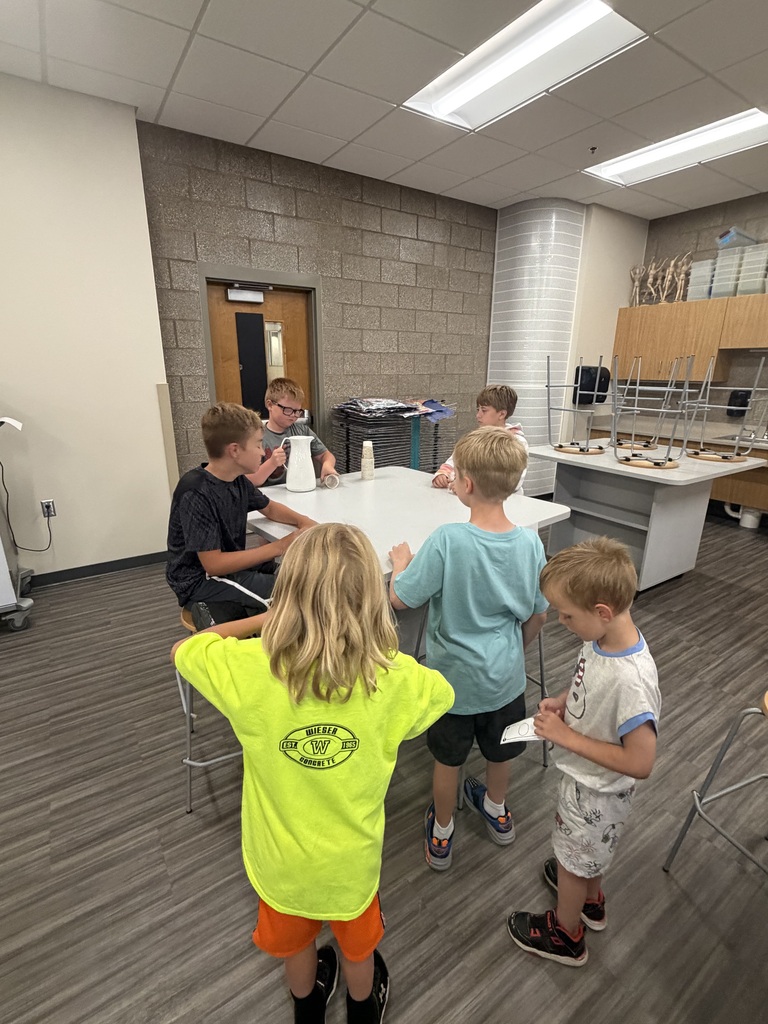 🍋 When reading comes to life... it's pretty sweet! 🍋  The 4th and 5th graders in Ms. Fish and Mrs. Hershfield's summer school reading class recently finished The Lemonade War. To celebrate, they held a Lemonade War of their own!  Their classmates in summer school math stopped by to purchase lemonade, giving them a chance to practice their money and counting skills while enjoying a refreshing treat.  What a fun way to connect reading and math through a hands-on learning experience. Great job, everyone! 💜💛