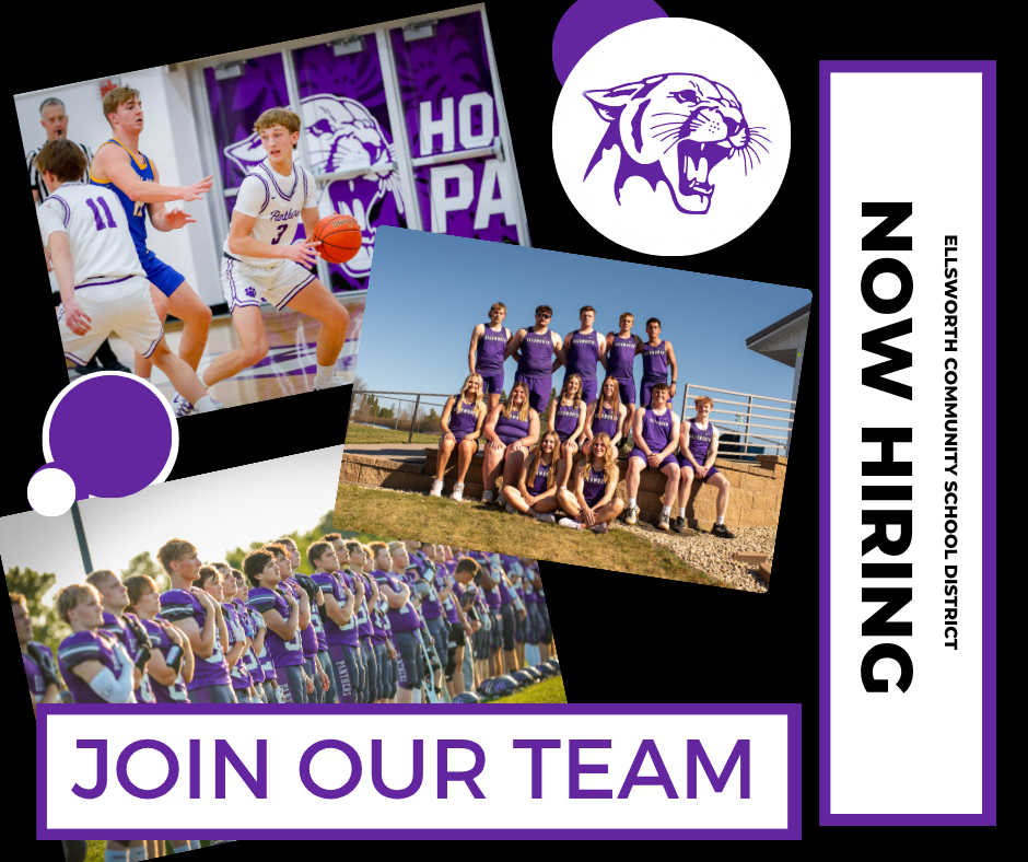 🏆 Join the Panther Coaching Team! 🐾 Do you have a passion for working with student-athletes and making a positive impact? The Ellsworth Community School District is currently hiring for multiple coaching positions for the upcoming school year! Whether you're an experienced coach or looking to get started, we'd love to have you join our Panther family. Apply today and help inspire the next generation of Panthers! 💜 More information and applications can be found here: https://wecan.waspa.org/Employer/Vacancy/PublicSupport/3619