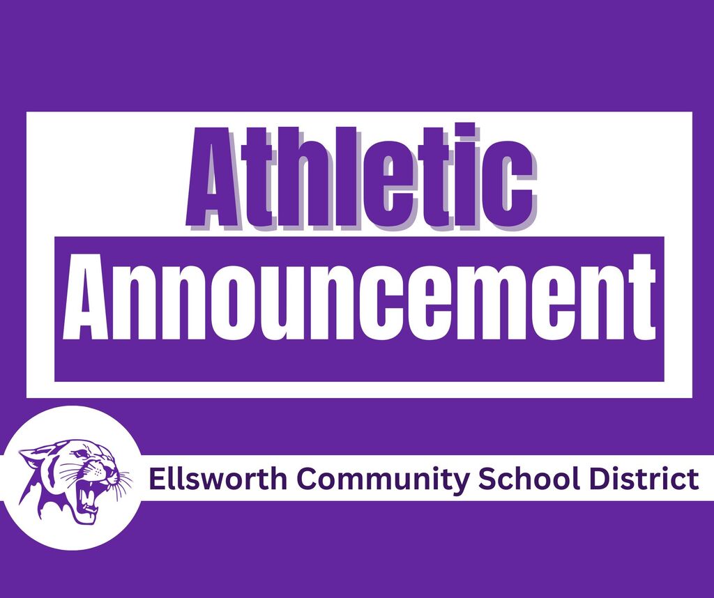 🏈🏐🏃 Reminder, Panther Families! 🐾 The last Athletic Code Meeting for the 2026-27 school year is happening tomorrow night! 📅 Wednesday, July 29 🕖 7:00 p.m. 📍 Ellsworth High School South Gym All middle school and high school student-athletes are required to attend one Athletic Code Meeting each school year. A parent or guardian must attend with their student-athlete. If you haven't attended a meeting yet, this is your final opportunity. We look forward to seeing you there!