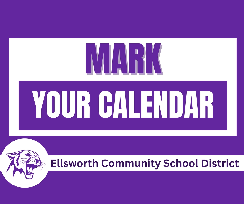 Mark your calendars! Our annual Ellsworth High School Day of Service is happening a little earlier this year. Instead of September, we'll be serving our community during Interim Days on Wednesday, August 26 (with a rain date of August 27). This special day gives EHS students the opportunity to earn valuable community service hours required for graduation while making a positive impact throughout the Ellsworth community. Here's what the day will include: 💜 Morning community service projects 🌭 A picnic lunch together 🏫 An afternoon back at school New this year, service projects will be organized by Advisory, include student input, and feature some friendly competition between advisories! We're excited to see our students working together, giving back, and making a difference in our community. #EllsworthPanthers #DayOfService #PantherPride