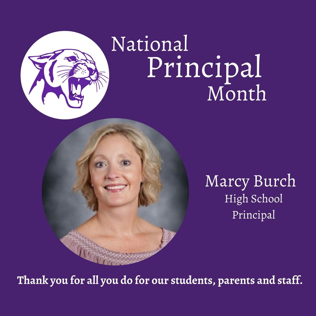 💜 October is National Principals Month! 💜 We are so thankful for the amazing principals who lead our schools each and every day. Their leadership, guidance, and dedication make a difference for our students, staff, families, and school community. Thank you for all you do to support, encourage, and inspire those around you. We appreciate you! 👏💜