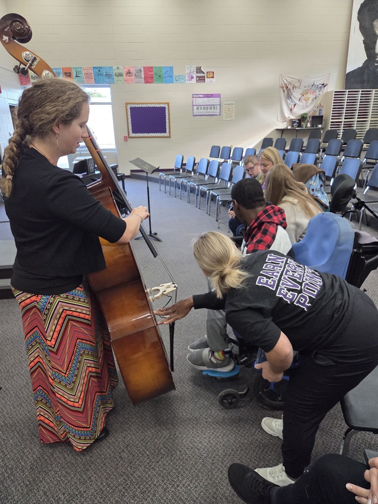 Hands-On Learning in Vocational Music! 🎺🥁 Mrs. Devereaux-Hanson’s new High School Vocational Music class has been learning all about the orchestra, its instruments, how they’re played, and the role they continue to have in music today! Students recently took that learning beyond the classroom with some hands-on experiences. Band students brought in their own instruments to demonstrate how they work and even performed songs for the class. 🎷🎵 With some special help from our band teacher, Mr. Nick Verheyen, and student teacher Sophia Heran, students also had the chance to try playing brass instruments and explore a wide variety of percussion instruments. What a fun way to experience music-making firsthand and learn more about the many instruments that come together to create music! 🎶👏
