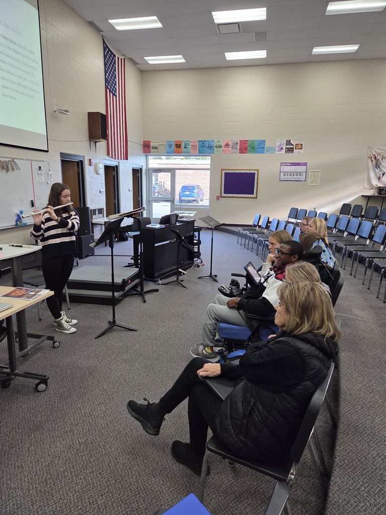 Hands-On Learning in Vocational Music! 🎺🥁 Mrs. Devereaux-Hanson’s new High School Vocational Music class has been learning all about the orchestra, its instruments, how they’re played, and the role they continue to have in music today! Students recently took that learning beyond the classroom with some hands-on experiences. Band students brought in their own instruments to demonstrate how they work and even performed songs for the class. 🎷🎵 With some special help from our band teacher, Mr. Nick Verheyen, and student teacher Sophia Heran, students also had the chance to try playing brass instruments and explore a wide variety of percussion instruments. What a fun way to experience music-making firsthand and learn more about the many instruments that come together to create music! 🎶👏