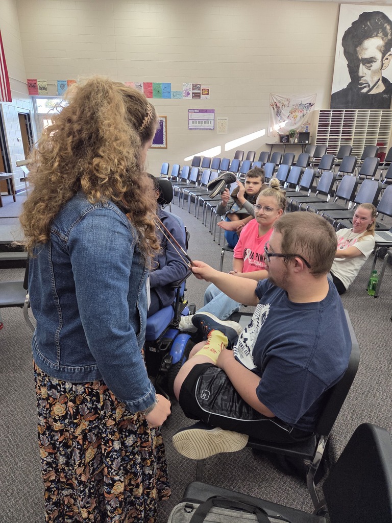 Hands-On Learning in Vocational Music! 🎺🥁 Mrs. Devereaux-Hanson’s new High School Vocational Music class has been learning all about the orchestra, its instruments, how they’re played, and the role they continue to have in music today! Students recently took that learning beyond the classroom with some hands-on experiences. Band students brought in their own instruments to demonstrate how they work and even performed songs for the class. 🎷🎵 With some special help from our band teacher, Mr. Nick Verheyen, and student teacher Sophia Heran, students also had the chance to try playing brass instruments and explore a wide variety of percussion instruments. What a fun way to experience music-making firsthand and learn more about the many instruments that come together to create music! 🎶👏