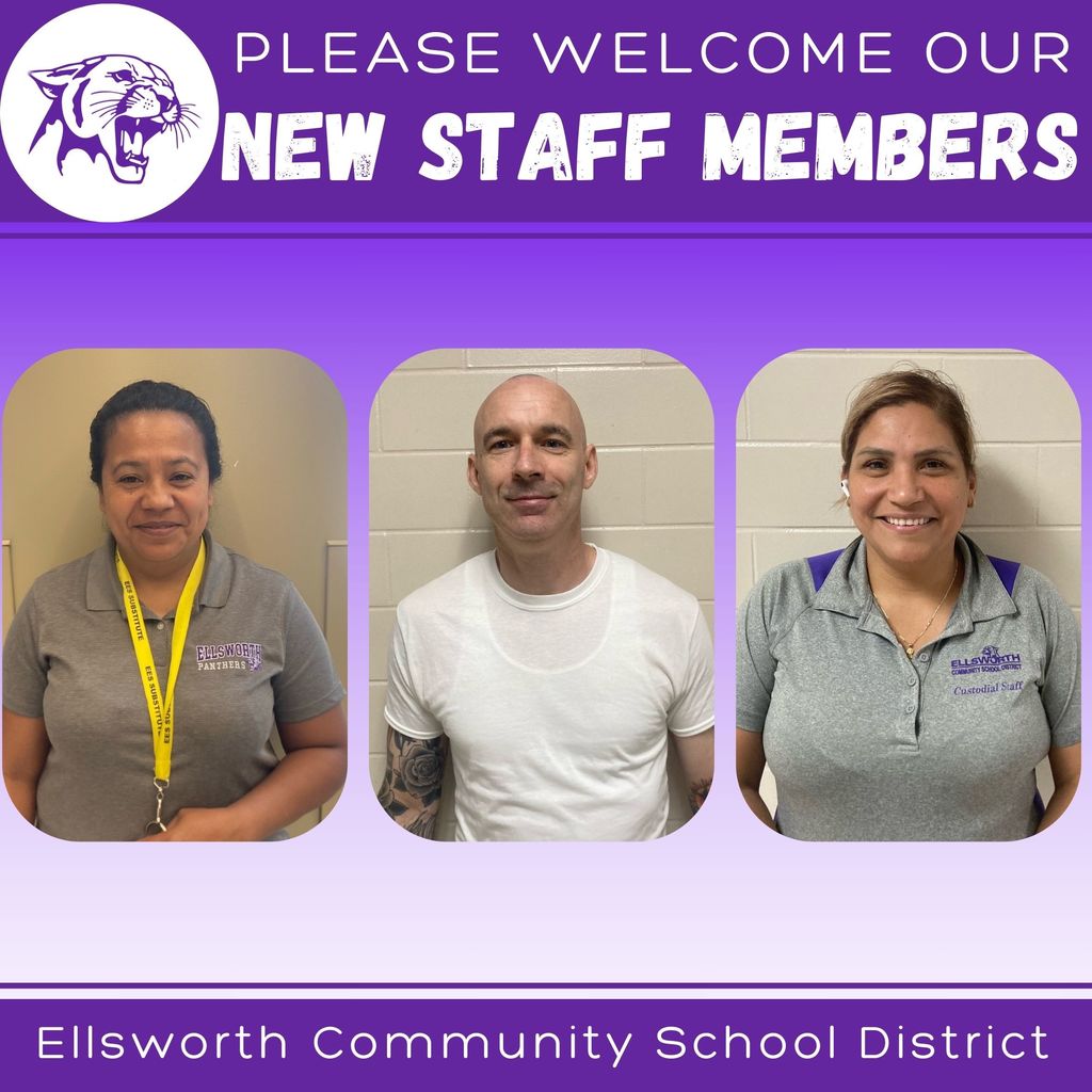 🚀 Welcome Our Newest Custodial Team Members! 🚀 We’re excited to introduce Yanin, Jason, and Areli as the newest additions to our custodial team at ECSD! 🧹✨ Yanin – EES 🏫 Jason – EHS 🏫 Areli – EHS & EMS 🏫 Our custodial team is the backbone of our schools, working tirelessly behind the scenes to keep everything running smoothly. We couldn’t do it without their hard work and dedication! 💪👏 If you see them in the hallways, make sure to say hi and thank them for all they do to keep our schools beautiful and clean. Your appreciation means the world to them! 🌟🙌