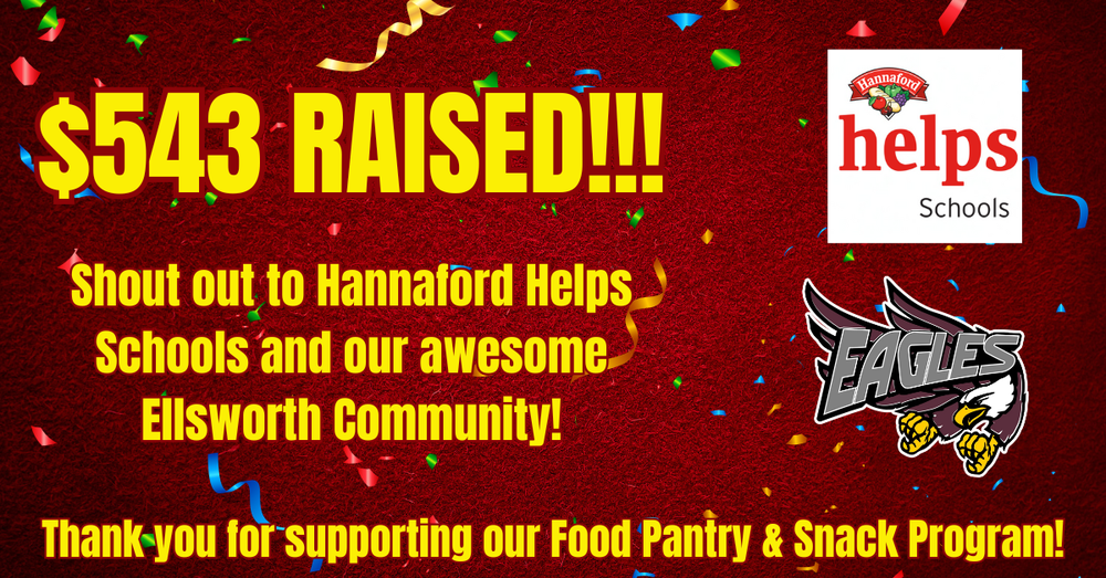EHS Hannaford Helps Schools