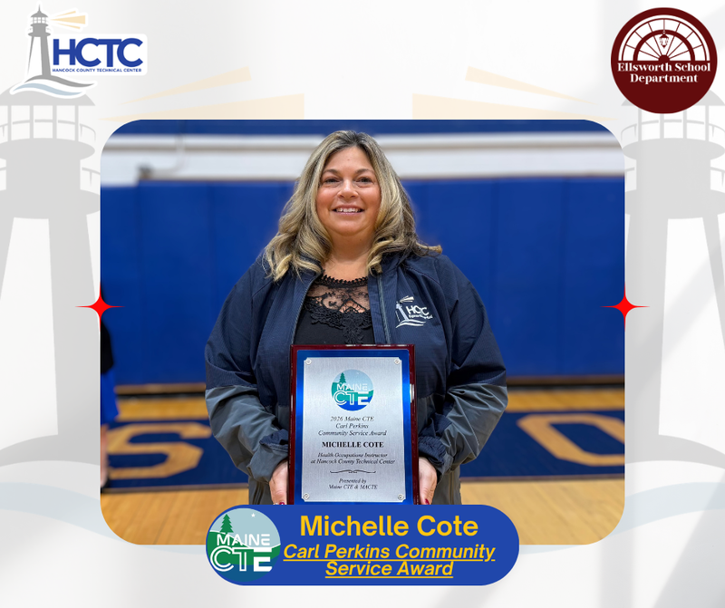 Michelle Cote - Carl Perkins Community Service Award