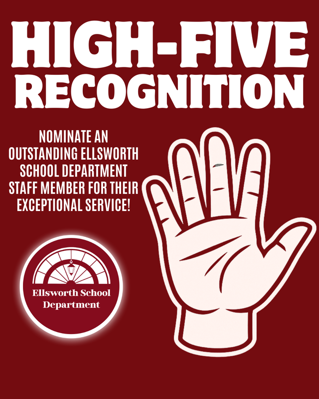 High-Five recognition flyer