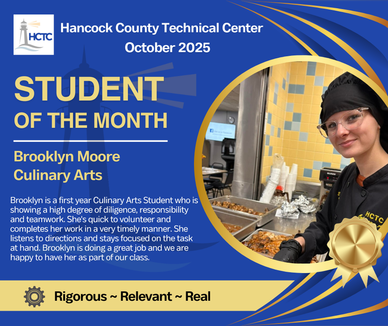 HCTC Student of the Month - Brooklyn Moore
