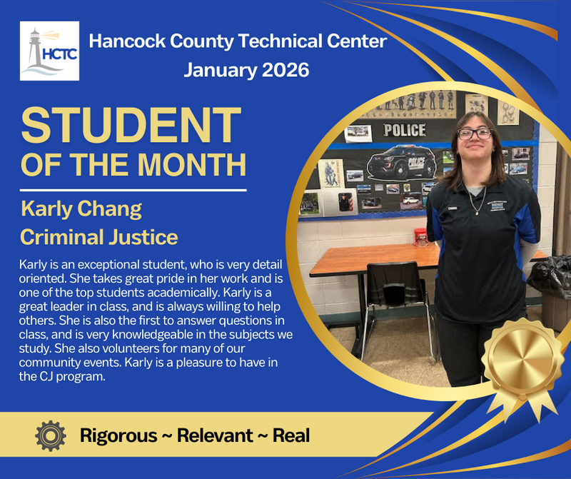 Karly Chang - HCTC SOTM January