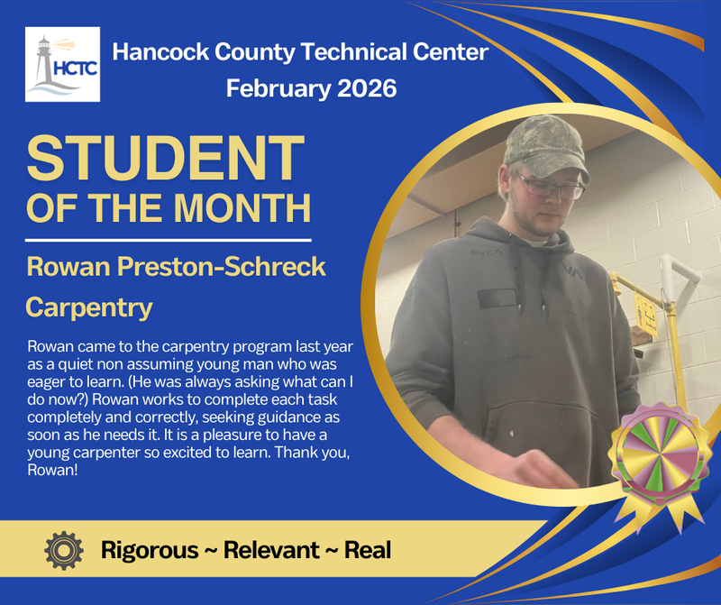 Rowan Preston-Schreck - HCTC SOTM February