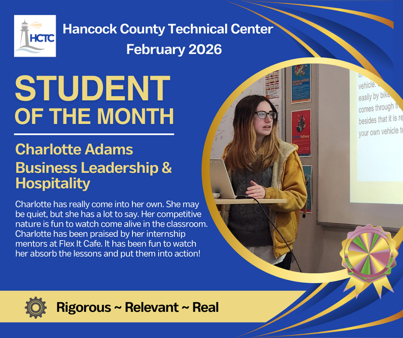 Charlotte Adams - HCTC SOTM February