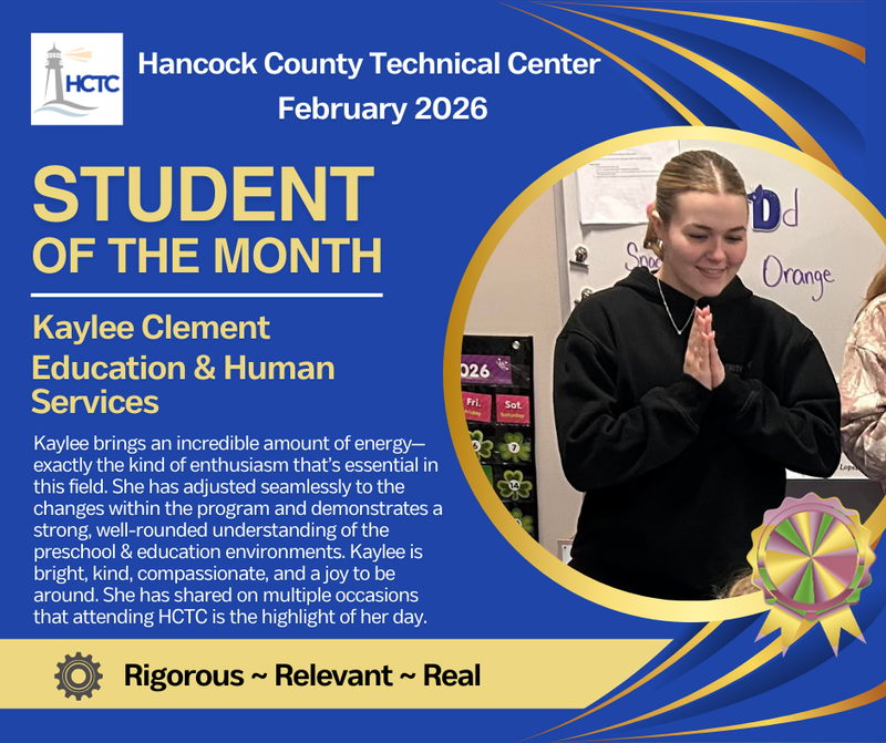 Kaylee Clement - HCTC SOTM February