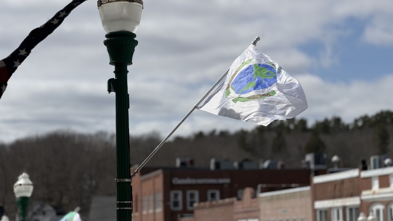 Earth Day Flags Downtown