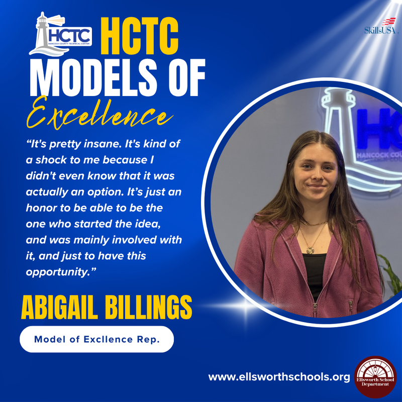 Abigail Billings - HCTC Model of Excellence