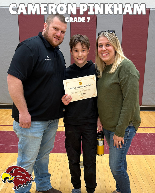 Cameron Pinkham - Grade 7