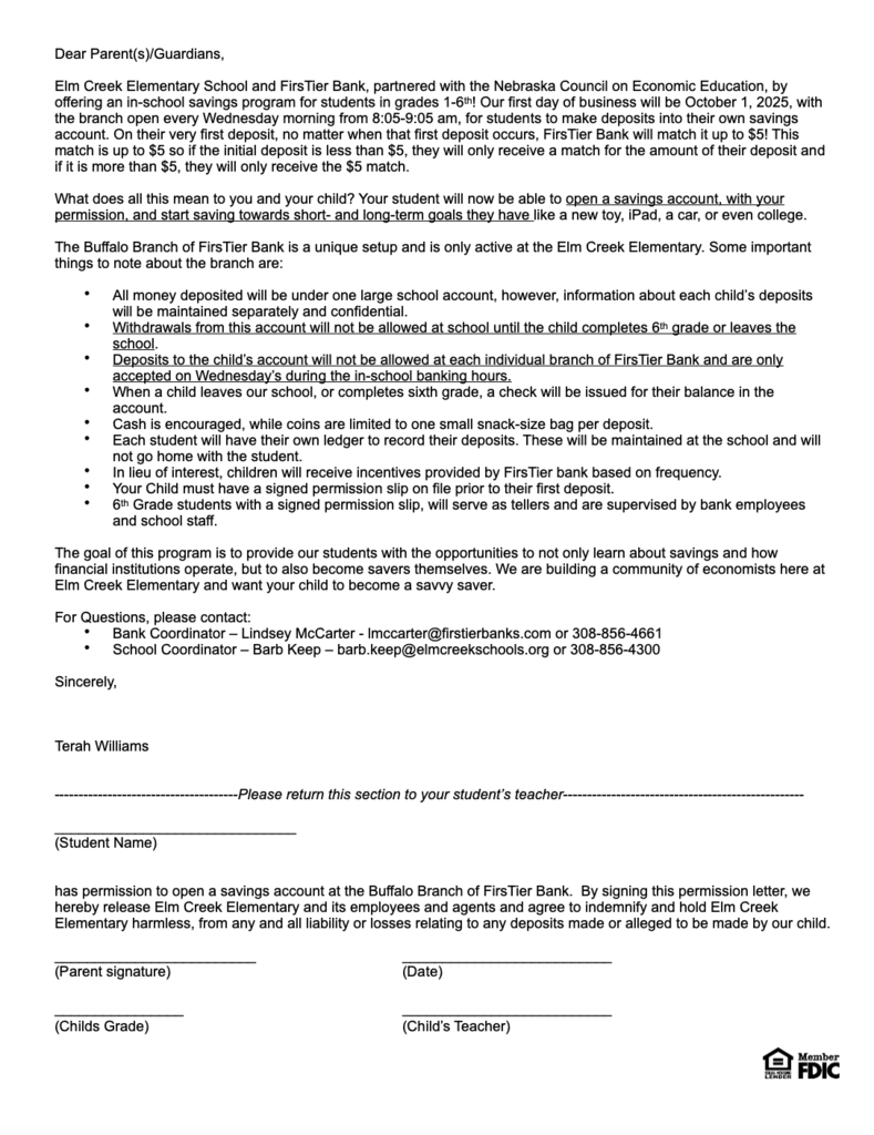 In-school Savings