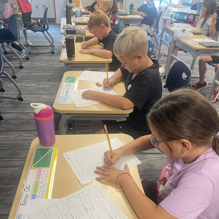third grade writing