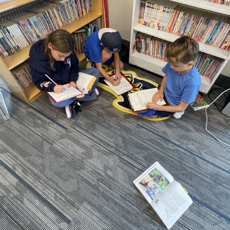 third graders reading