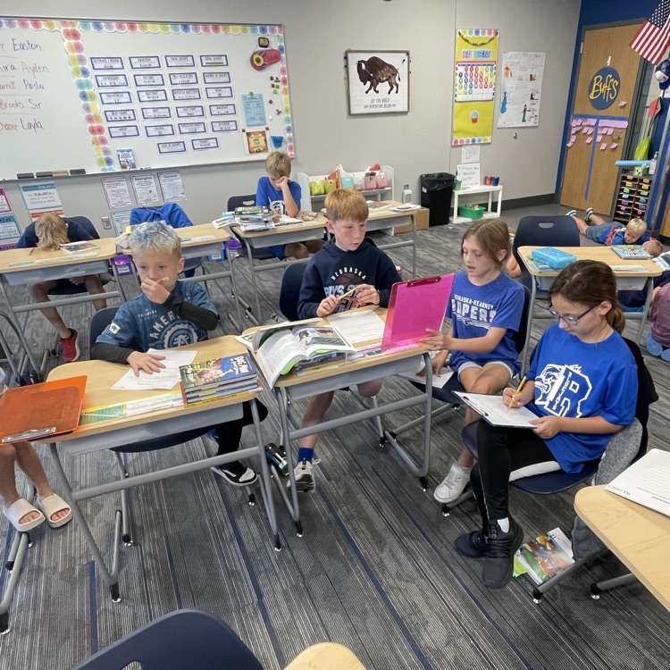 third graders reading