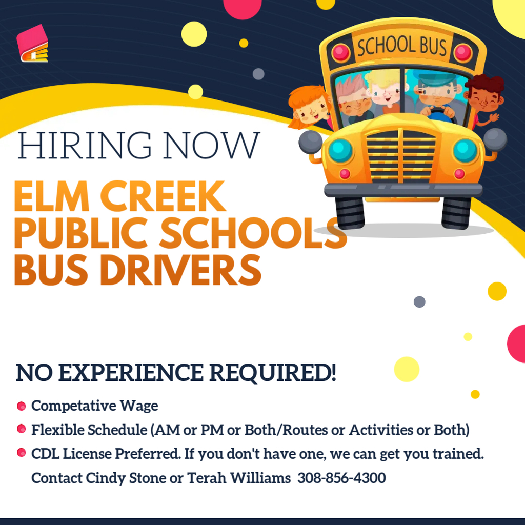 School bus driver hiring ad - Made with PosterMyWall