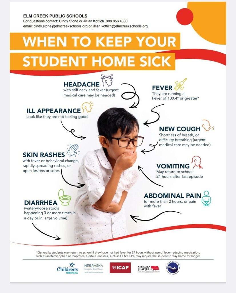 When to keep students at home.