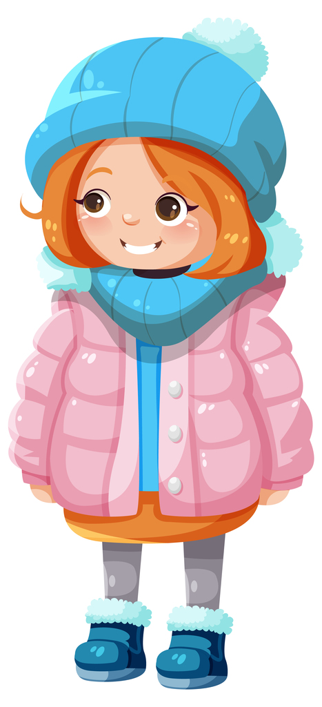 picture of child dressed warmly