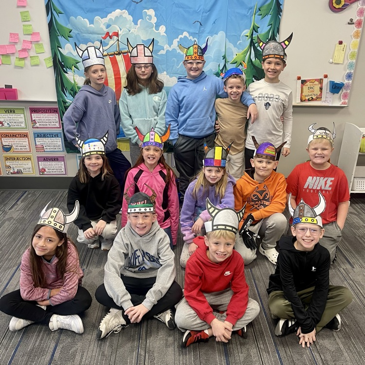 3rd grade Viking celebration