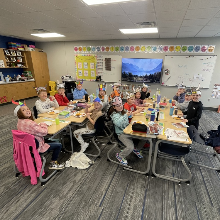 third grade Viking celebration