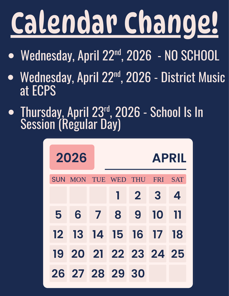 Calendar Change - April