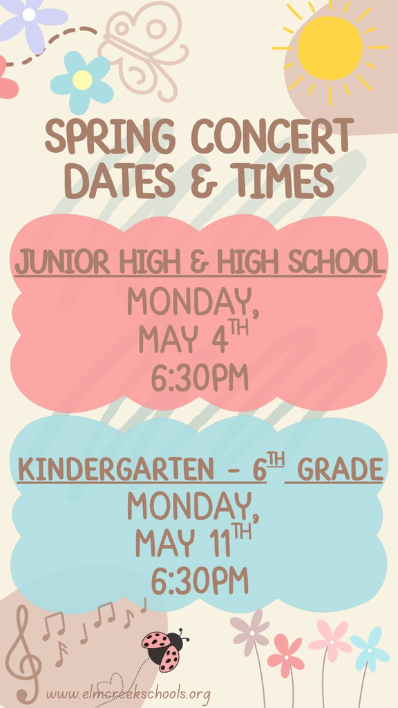 spring concert dates