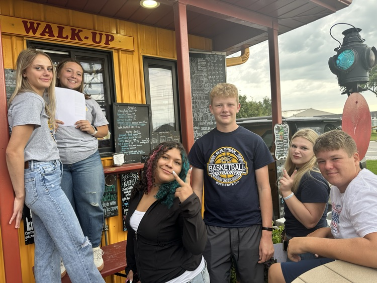 Students selling ads