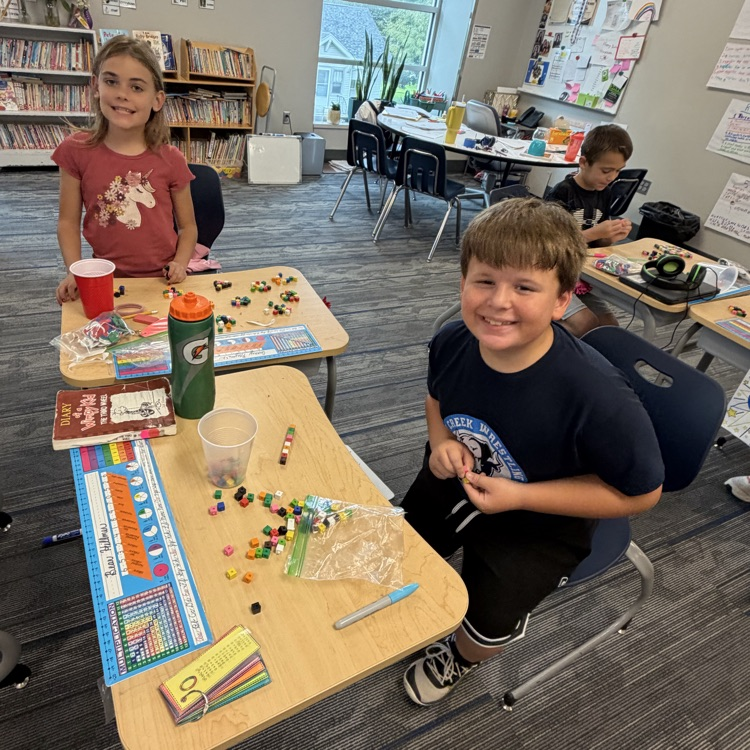 3rd grade doing math