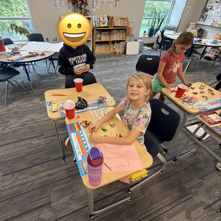 third graders counting groups of tens