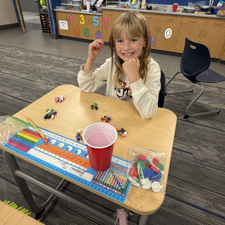 third graders counting groups of tens