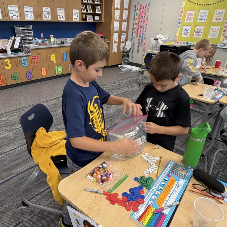 third graders counting tens