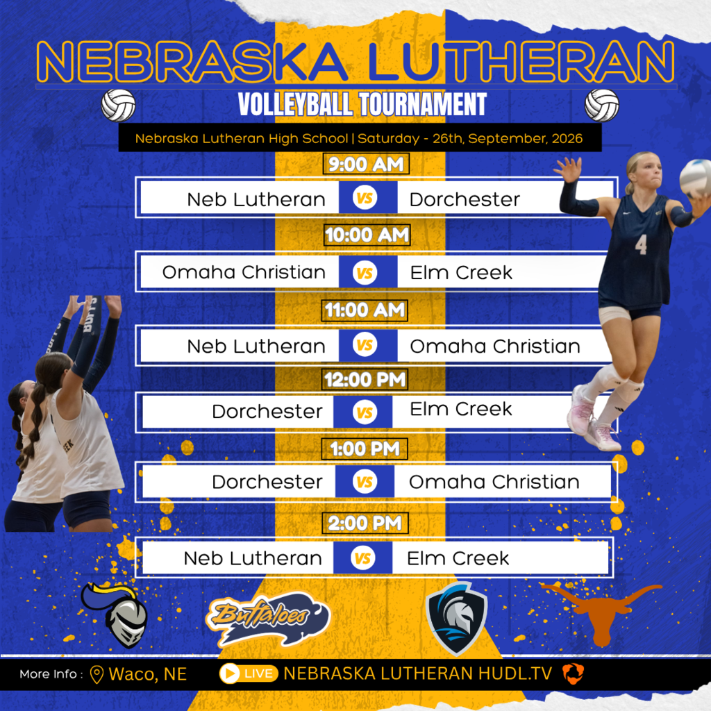 Neb Luth VB Schedule