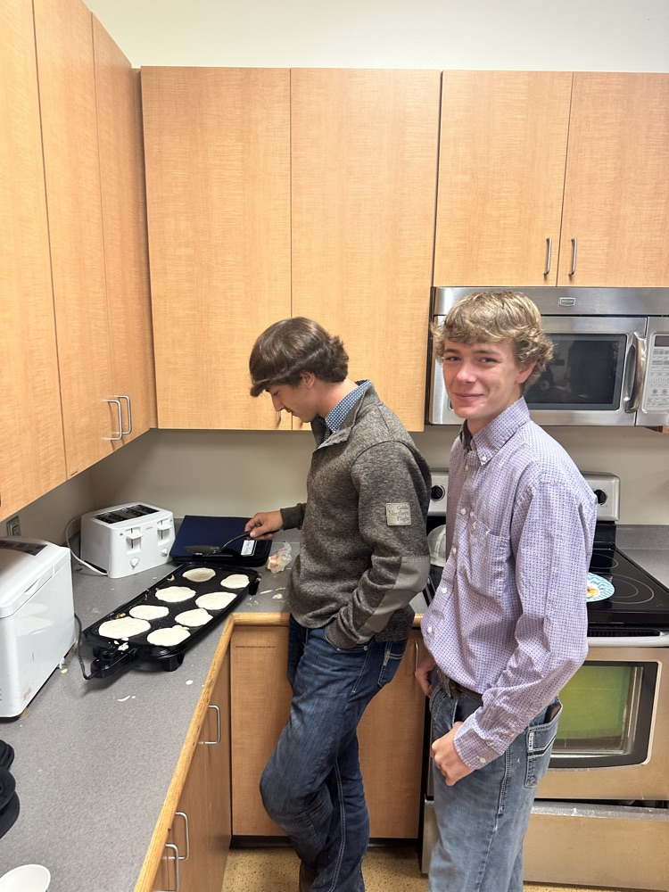 flipping pancakes