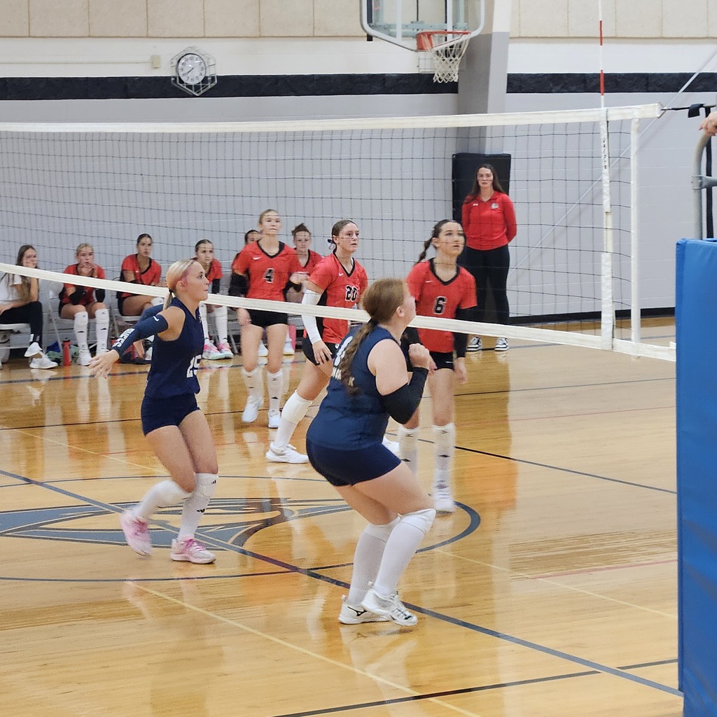at the net