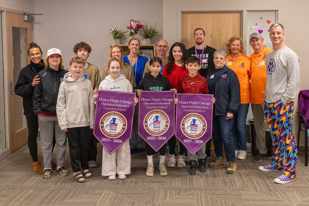 Honor Flight Banner Ceremony