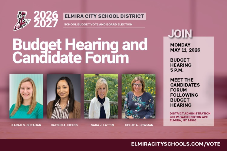 budget hearing and candidate forum