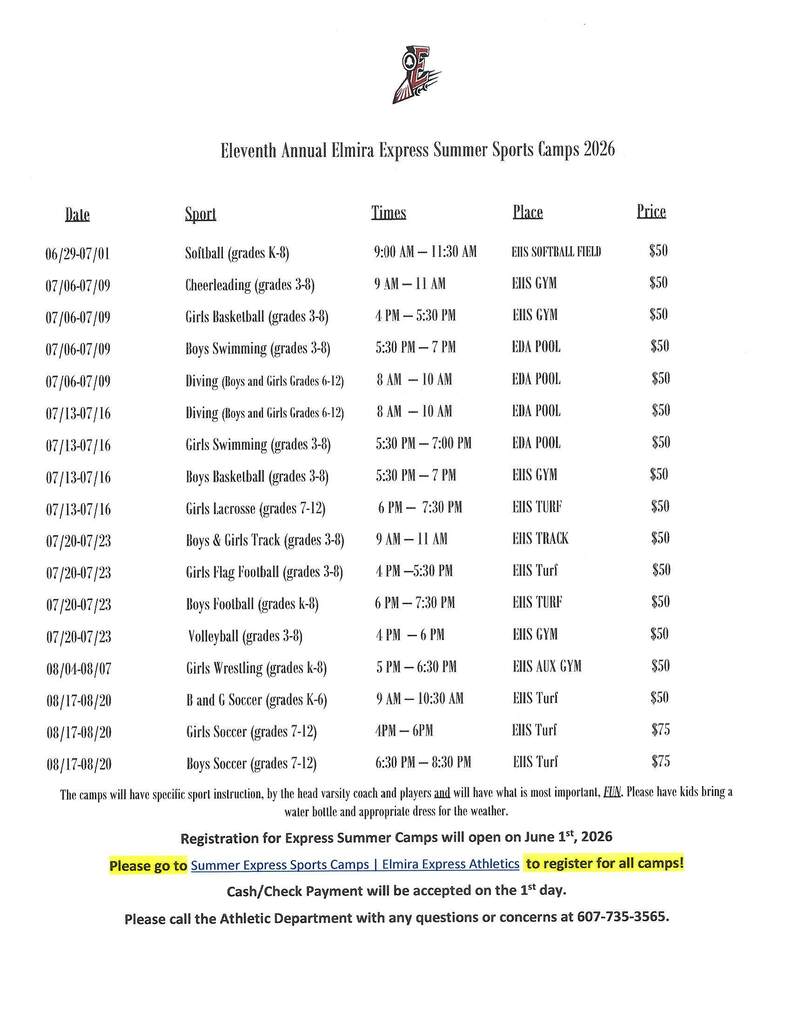 Express Summer Camps - 2026