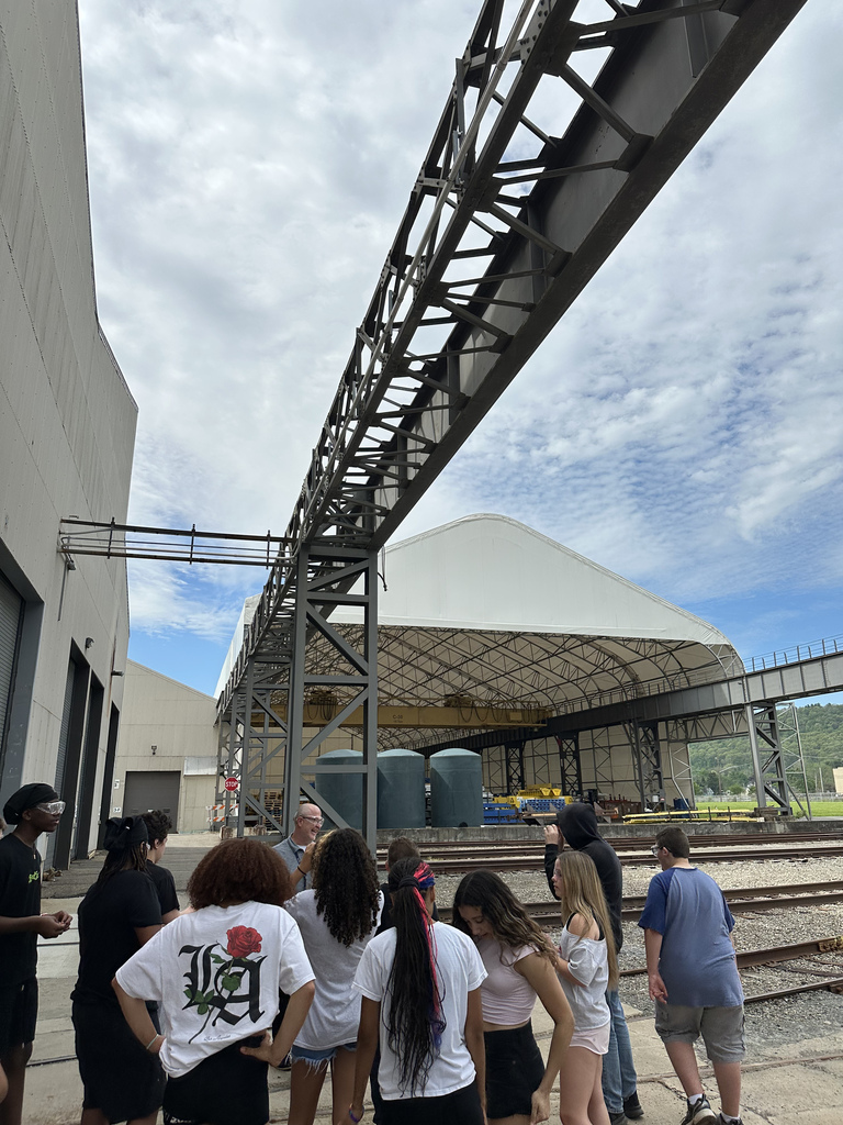 outside at the CAF USA factory