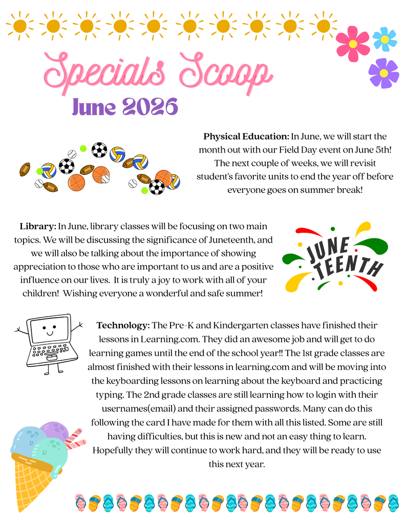 June Specials page 1