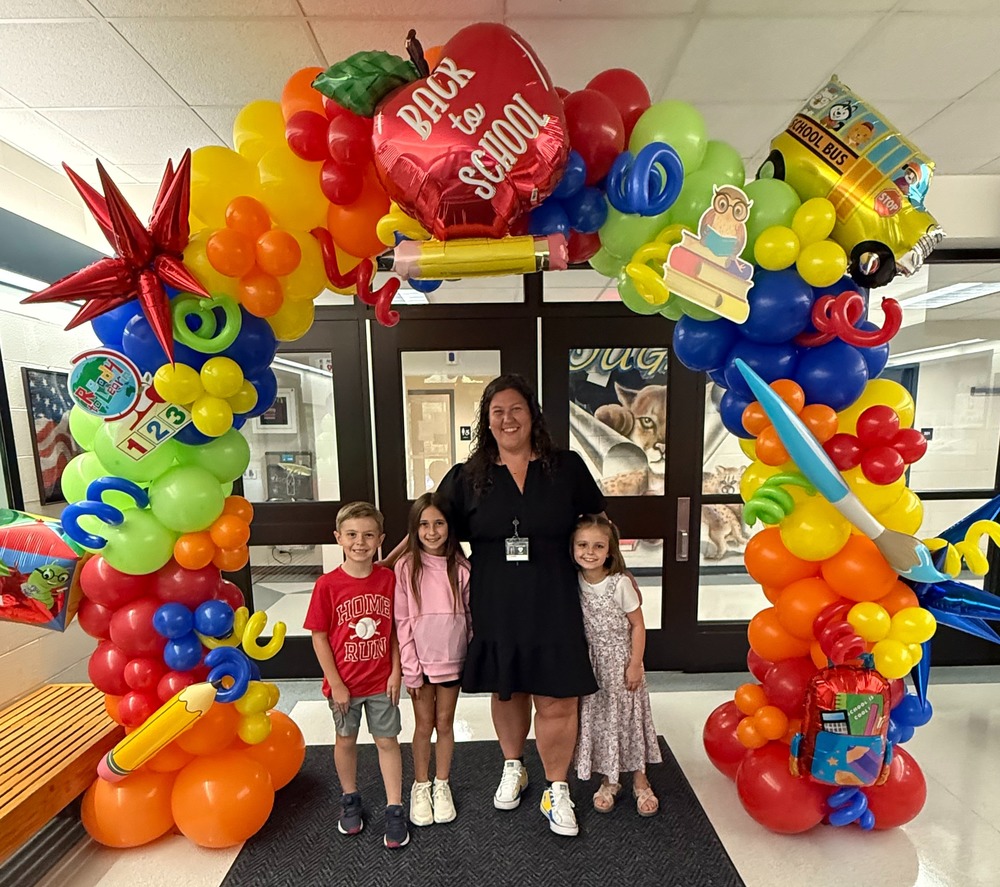 Ms. McNamara and friends ready for a great start to the school year!