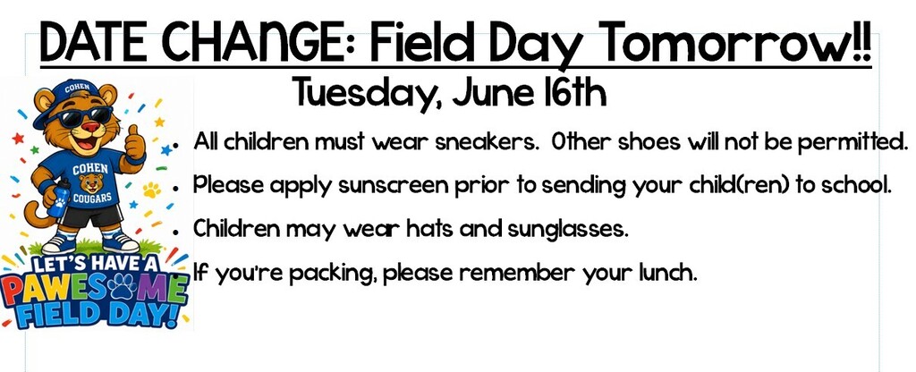 field day change